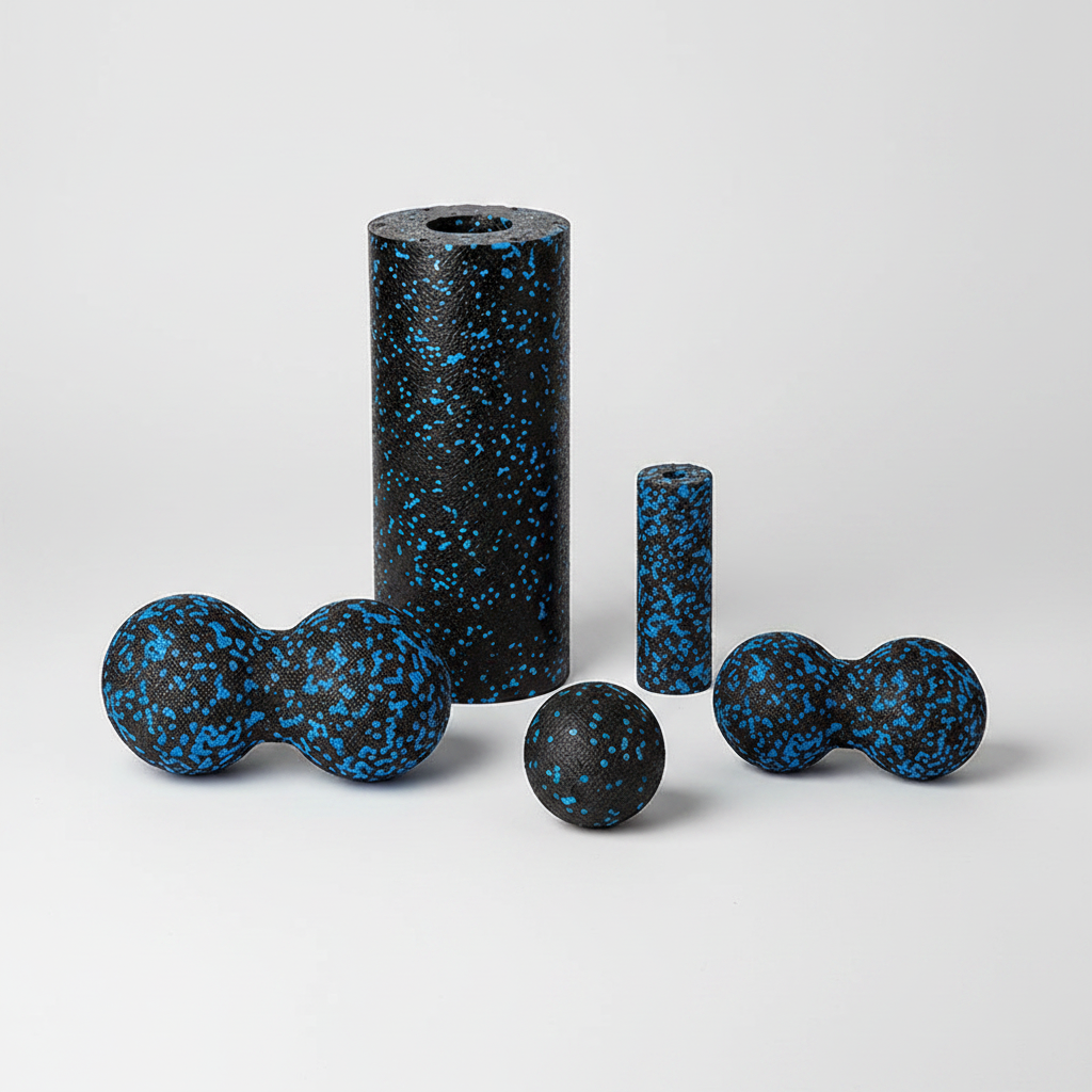 Kit d’accessoires de massage Core Reco avec rouleaux et balles