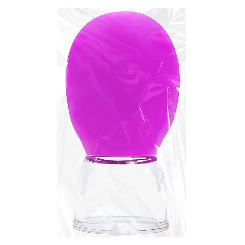 Revitalize Your Skin with the Portable Silicone Cupping Massage Cup - Anti-Aging Beauty Tool for Face, Body, Neck, and Eyes