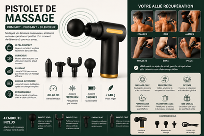 Pistolet de massage